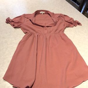 EUC coral Color dress